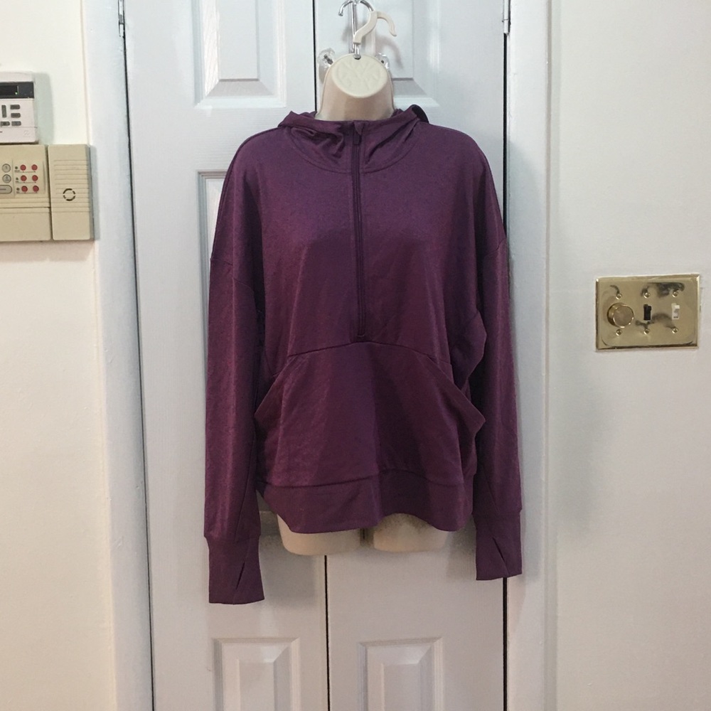 All in Motion Ponte Stretch Sweatshirt Plum Purple